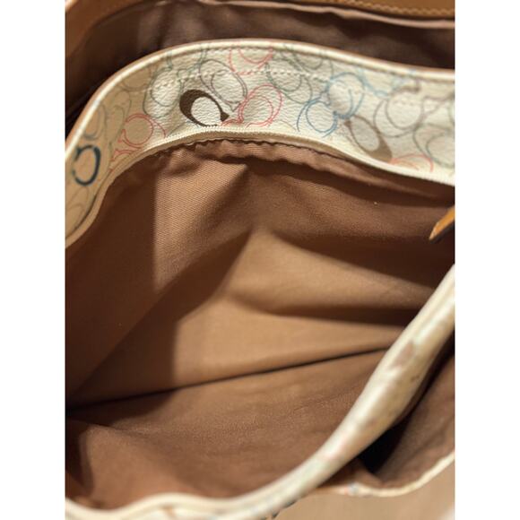 Coach Heritage Signature Messenger Shoulder Bag  F70287 SEE ALL PHOTOS - Picture 16 of 16